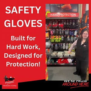 理 Protect Your Hands with Safety Gloves from Hip Pocket! 理 Your...