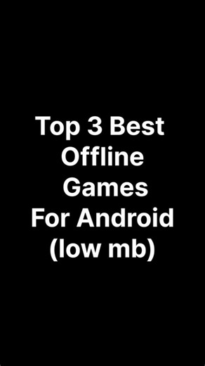 Best Offline Games For Android - best offline game in play store #offlinegames