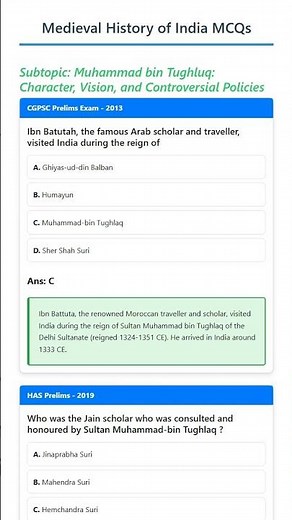 Muhammad bin Tughluq: Character, Vision, and Controversial Policies