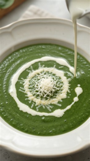 This Spinach Soup Is SO Creamy 💚🥣 | Easy Recipe