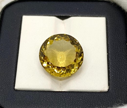 Natural African Citrine Quartz AAA   Quality Round Shape Gemstone; Handmade Stone 14.50 Carat. - Etsy