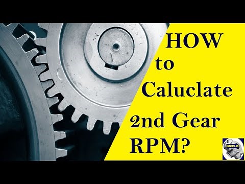How to calculate rpm of gear | Gear ratio speed calculator formula | How to find rpm with gear ratio