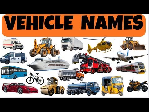 Vehicle Names | Learn Trucks & Cars for kids | Fun & Educational Video for Toddlers | #vehiclenames