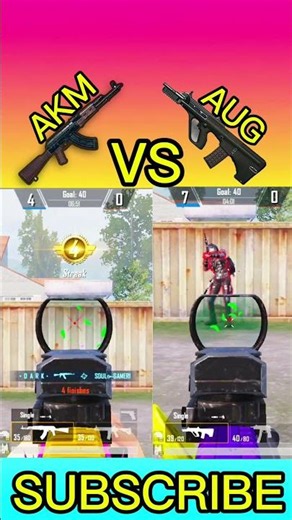 akm vs AUG 😊 | Gun Damage Test in 4.4 UPDATE ✅ | #zodking #pubgmobile #bgmi #gaming
