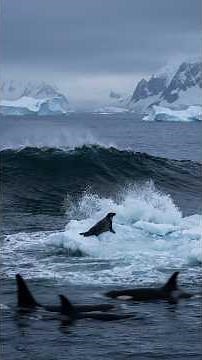 How Orcas Use Waves to Hunt Seals