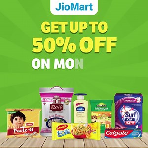 Get Up To 50% off on monthly groceries. 7 Max Savings days from 1st to 7th September. | JioMart