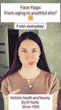 No Botox. No Fillers. Just do these face exercise one minute daily 👍