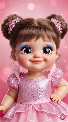 Cute Baby Applying Lipstick Video | Funny Video For Kids #videoforkids #funnyvideos #funnymoments #fyp #laughingbaby