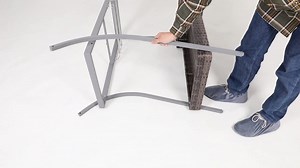 Nuu Garden Outdoor Serving Cart Powder-coated Steel Wicker Bar Cart on Wheels with 2 Wine Racks and 3 Hooks BC01