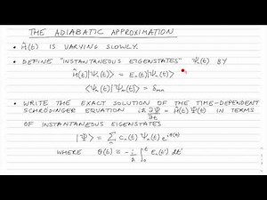Proof of the Adiabatic Theorem