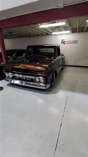 1965 GMC 1000 Restomod Pickup Truck 24k Gold Paint Flake (GT Auto Lounge)