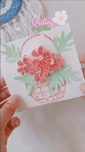 DIY Quilling Card | Handmade Greeting Card Tutorial | Easy Paper Quilling Ideas #diy #quillingcard