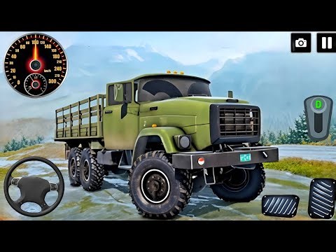 Army Truck Driving Cargo Games _ Android Gameplay #4
