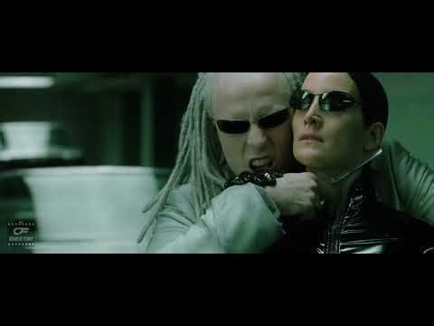 Matrix Reloaded (2003-DUB) Trinity e Morpheus luta contra o Gemeos P14
