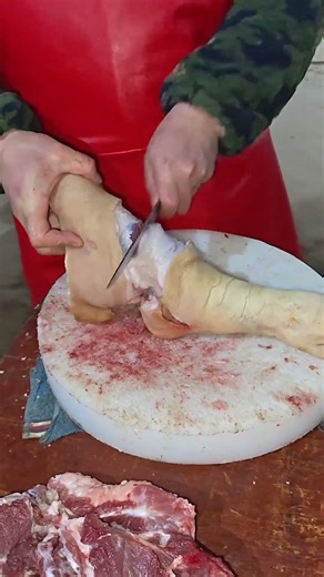 Perfect Trotters Cleaning Process Butcher Skills Super 2026 #shorts .