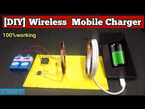 How to Make Wireless Mobile Charger [NEW 100% WORKING ]