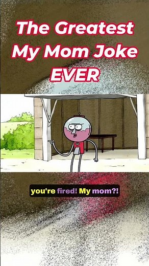 Muscle Man’s Best “My Mom” Joke Ever 💀 | Regular Show #shorts #regularshow