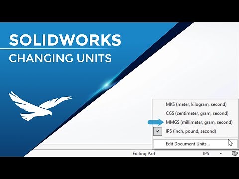 Changing Default Units of a SOLIDWORKS File