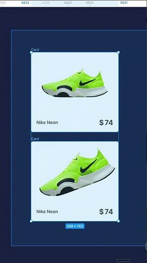 Card hover effect in Figma using prototype #howto #figmadesign #figmaforbeginners #figmaprototype