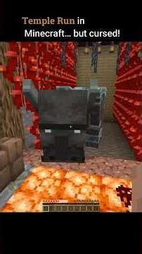 Ultimate Minecraft Temple Run 😱 Deadly Trap System | INSANE Escape #shorts #minecraft