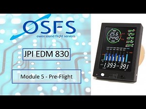 EDM 830 - Training Module 5 - Pre Flight