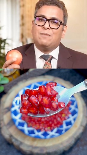 1.4M views · 21K reactions | Benefits of Pomegranate by Dr.Tarang Krishna #healthyhabits #healthytips #pomegranate #shortvideo #trendingshorts #reels | Shukla Pooja Ki Rasoi | Facebook