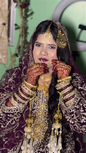 Reception Bride ❤️ #bridelmakup #minivlog #jamshedpur #shortvideo #youtubeshorts