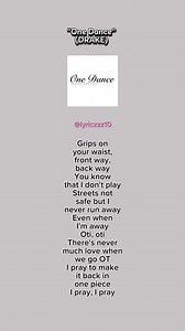 15K views · 240 reactions | One dance  #drake #viralpost2025シ #reelsviralシ #viralreelsシ #fbreelsfypシ゚ #fbreelsvideo #viralvideoシ #fypシ゚ #lyricsvideo #songlyrics #lyrics | Lyricssongz | Facebook