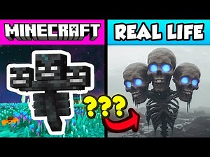 ALL NEW MOBS IN REAL LIFE 2025 (Ultra Realistic Comparison) | Minecraft Bosses Mod VS Real Life 4K