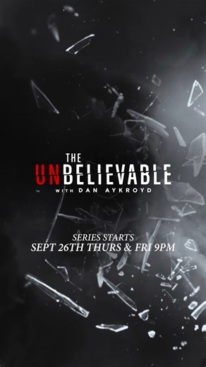 20K views · 132 reactions | 3 weeks to go! Actor, comedian and Emmy Award winning writer Dan Aykroyd cannot wait to blow your mind with the most gobsmacking , jaw-dropping , mind-boggling 勞, unimaginable , indescribable 﫣, unthinkable  stories that are stranger than fiction. Don’t miss 'The UnBelievable with Dan Aykroyd,' premiering 26th September, Thursdays & Fridays at 9 PM, only on HistoryTV18!  #TheUnBelievable #DanAykroyd | HISTORY | Facebook
