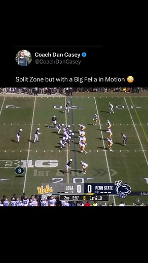 32K views · 791 reactions | Split Zone but with a Big Fella in Motion  | Coach Dan Casey | Facebook