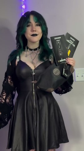 Haeven Ennen on Instagram: "You’re welcome fellas🖤 - Get 20% OFF and free shipping with promo code CUCUMBER at https://mnscpd.com/swaggycucumber #ad - #gothgirl #goth #gothfashion #gothmakeup #gothstyle #gothic #gothicfashion #gothicstyle #gothicmakeup #alt #altgirl #altfashion #alternative #twitchstreamer #swaggycucumber"