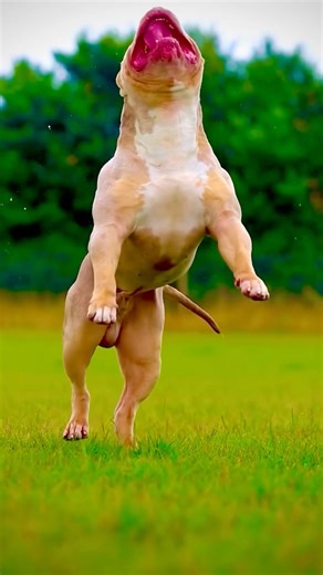 Pitbull King 👑 Power Walk Attitude 😈🔥 #pitbull #shorts