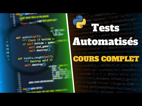 Python, Sélénium, tutoriel Automatisation des tests en python.