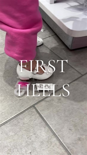 Emma's First Heels: Adorable Moments in Footwear