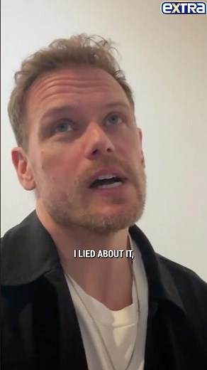 Sam Heughan STOLE this from the #Outlander set… and then lied about it! 😂