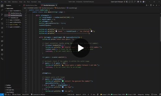 #java #internship #codsoft #programming #softwaredevelopment #btech #github #projects #coding #developerjourney #learningbydoing | Taslim Benazir