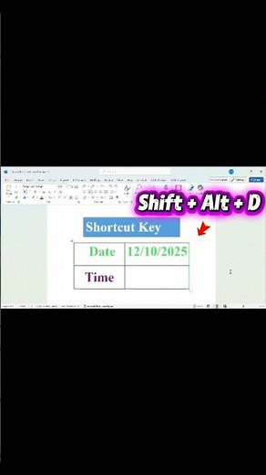 Learn How to Insert Date & Time Using Shortcut Keys in MS Word | Quick Tips!