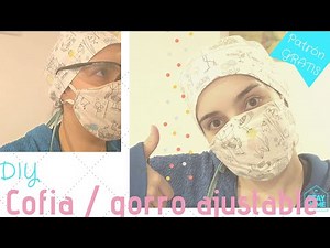 Cómo hacer una cofia o gorro de trabajo | DIY tutorial de costura