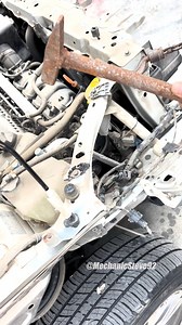 Front Crashed Panel Repair. #auto #mechanic #mechanicsteve #automotive #mechaniclife #automobile | Mechanic Steve