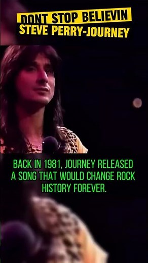 Steve Perry’s Voice Made This Song Legendary #steveperry #journey #dontstopbelievin