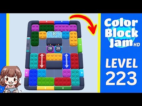 Color Block Jam Level 223 Solution Walkthrough