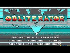 Obliterator gameplay (PC Game, 1988)
