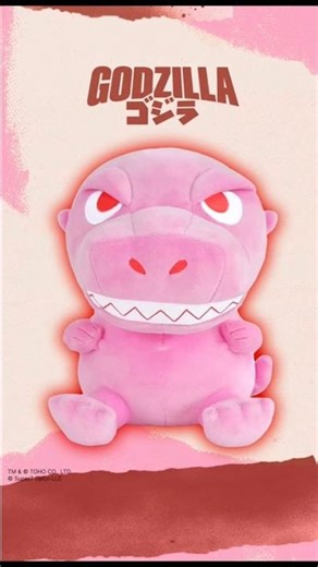 Godzilla Super Duper Plush Godzilla '89 (Pink) Short#1