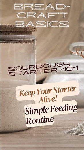 Sourdough Starter 101: How to Feed, Maintain & Keep It Active 🫙 | Breadcraft Basics