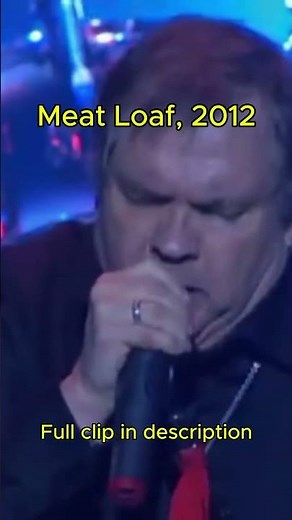 Bat Out Of Hell live 2012! #classicrock #meatloaf #live