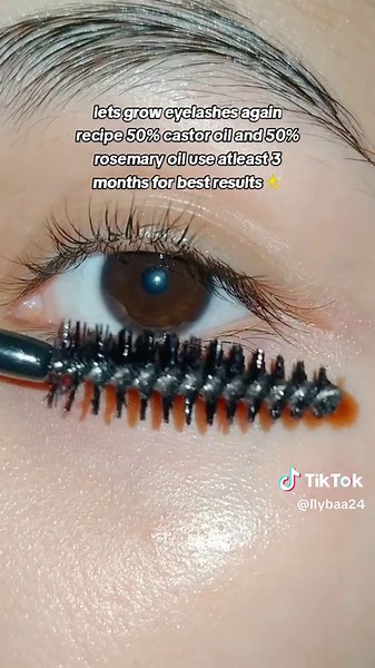 Grow Eyelashes Naturally: Castor Oil and Rosemary Oil Recipe for Longer Lashes