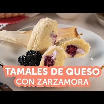 Tamales de queso con zarzamora | Kiwilimón