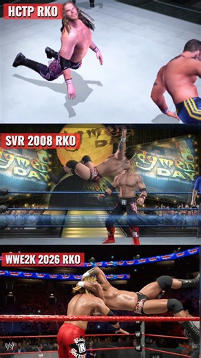 WWE 2K26 vs SVR 2008 vs HCTP 2003 | RKO 🐍