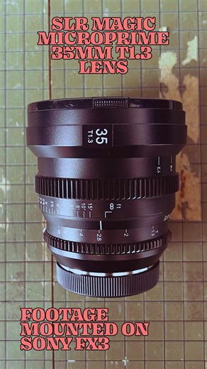 SLR Magic micro prime lens are a great starting cine lens #filmmaking #cinematography #cinematic